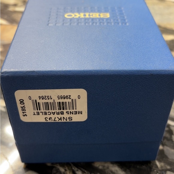 Seiko Silver and Blue Automatic Watch - Picture 6 of 6